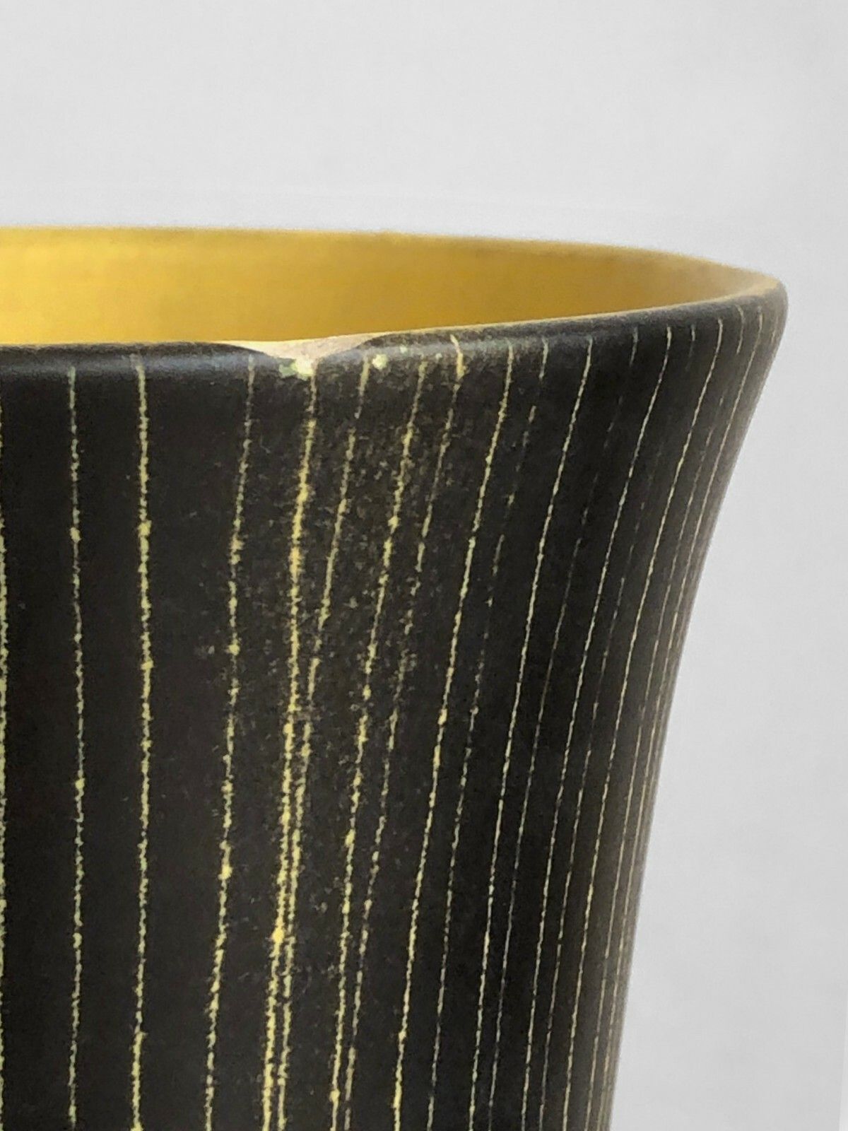 1950 Saint Clement 1 Vase & 1 Ceramic Cut Free Form Vallauris Chambost photo buy