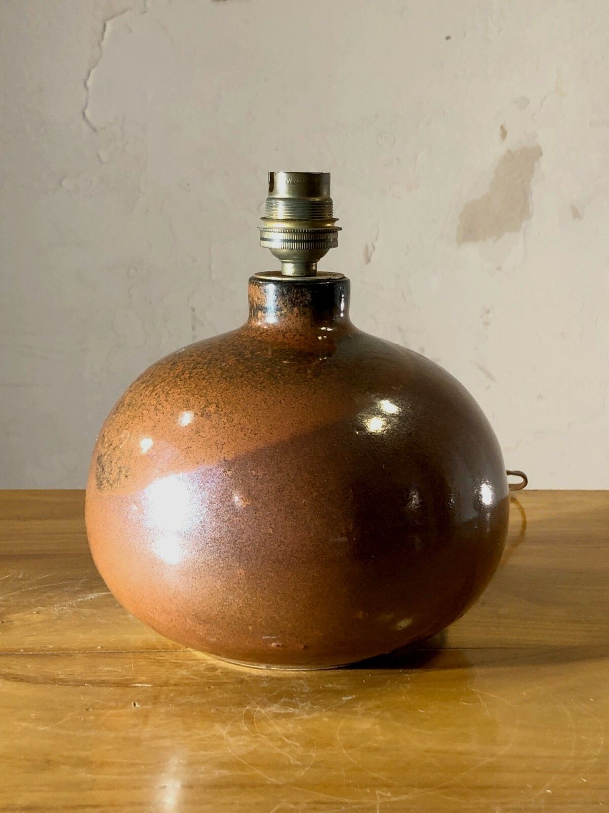 1970 Bauhaus Shabby Chic Modernist Ceramic Lamp Series Folk Art photo vinterior