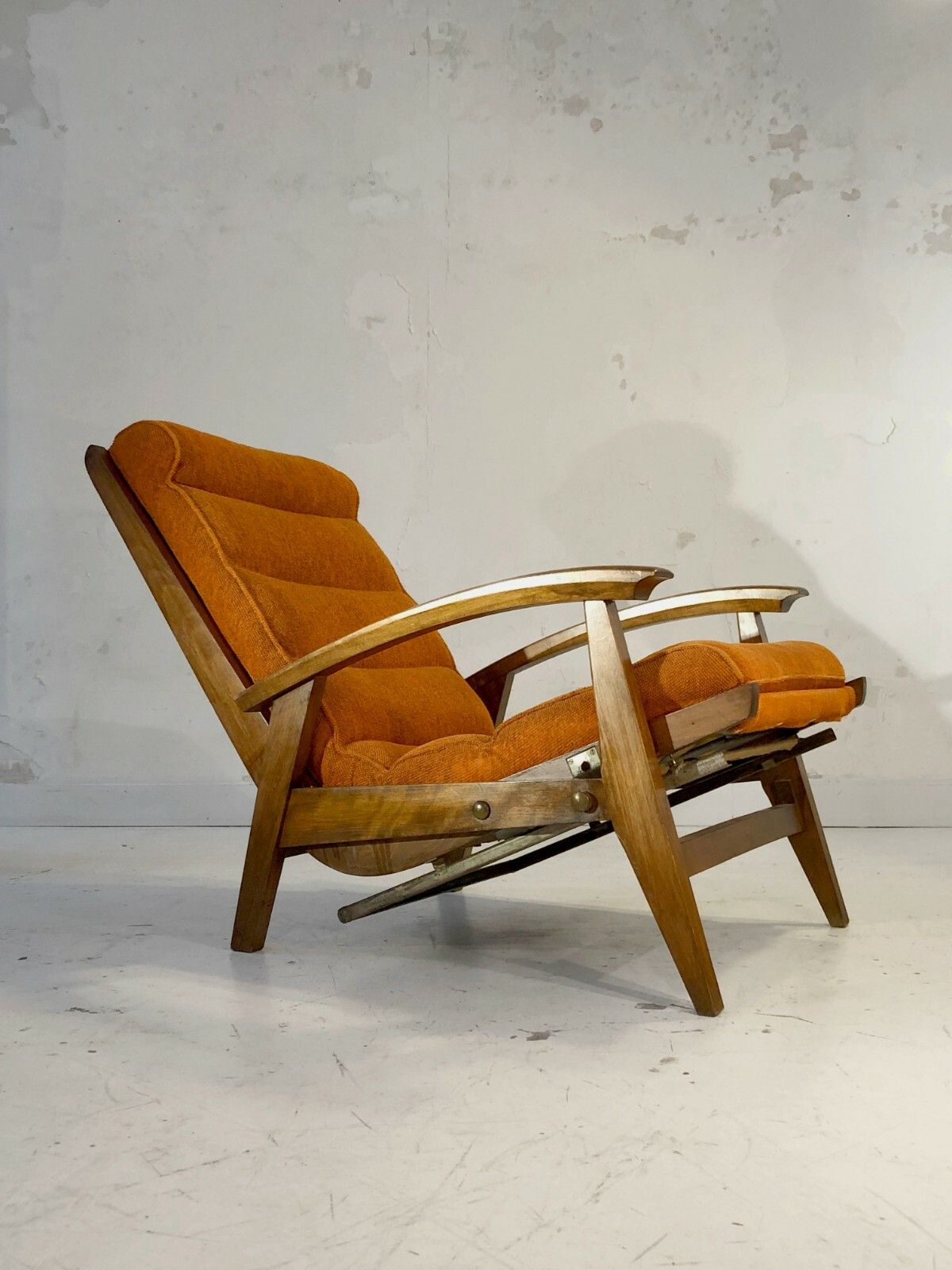 1950 Guy Besnard Freespan Modernist Chair Reconstruction Arp Quaillette Motte photo 3032.0