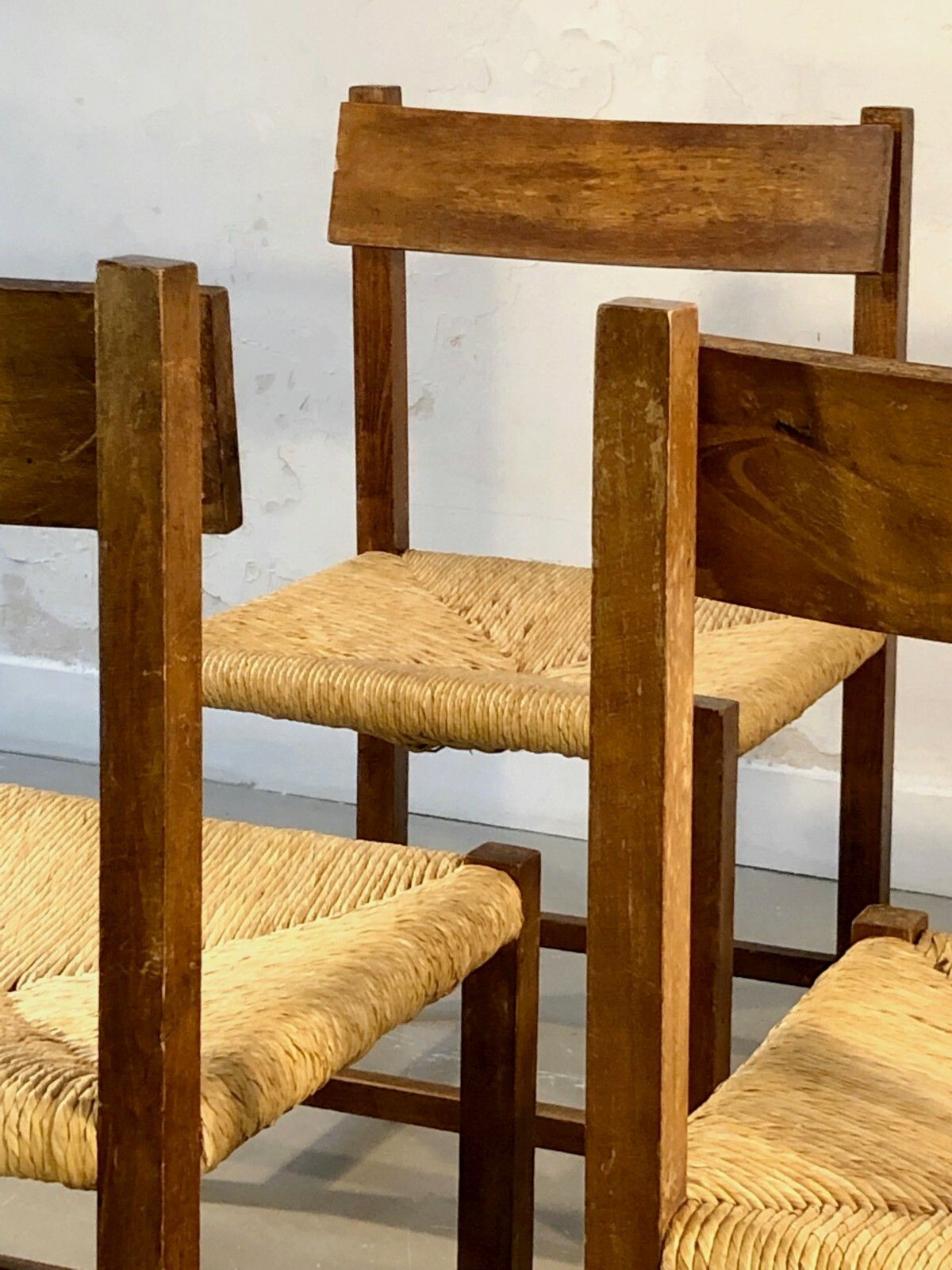 1950 6 Modernist Brutalist Modernist Chairs Rustic Modern Chapo Perriand Dansk photo furniture