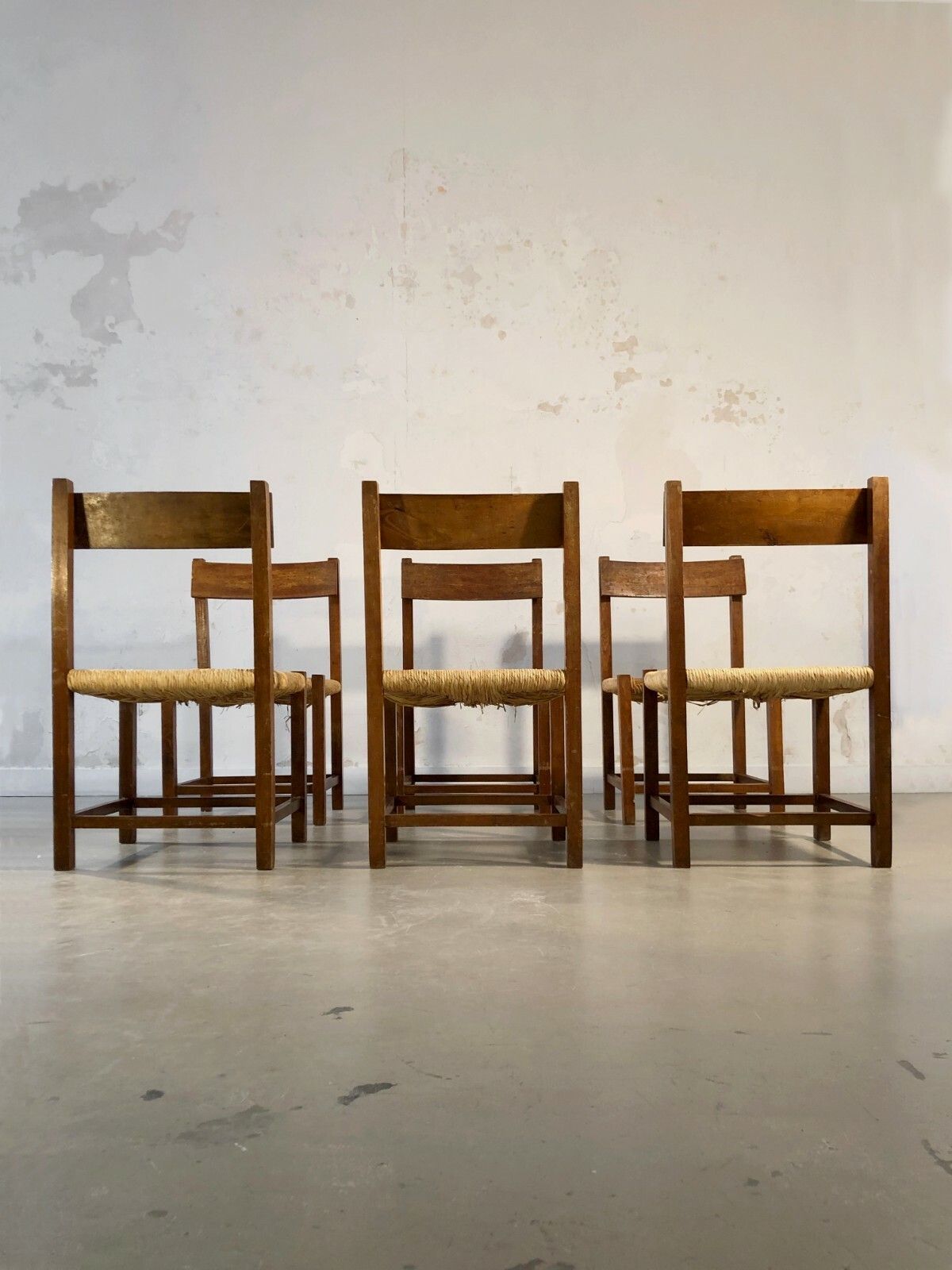 photo furniture 1950 6 Modernist Brutalist Modernist Chairs Rustic Modern Chapo Perriand Dansk