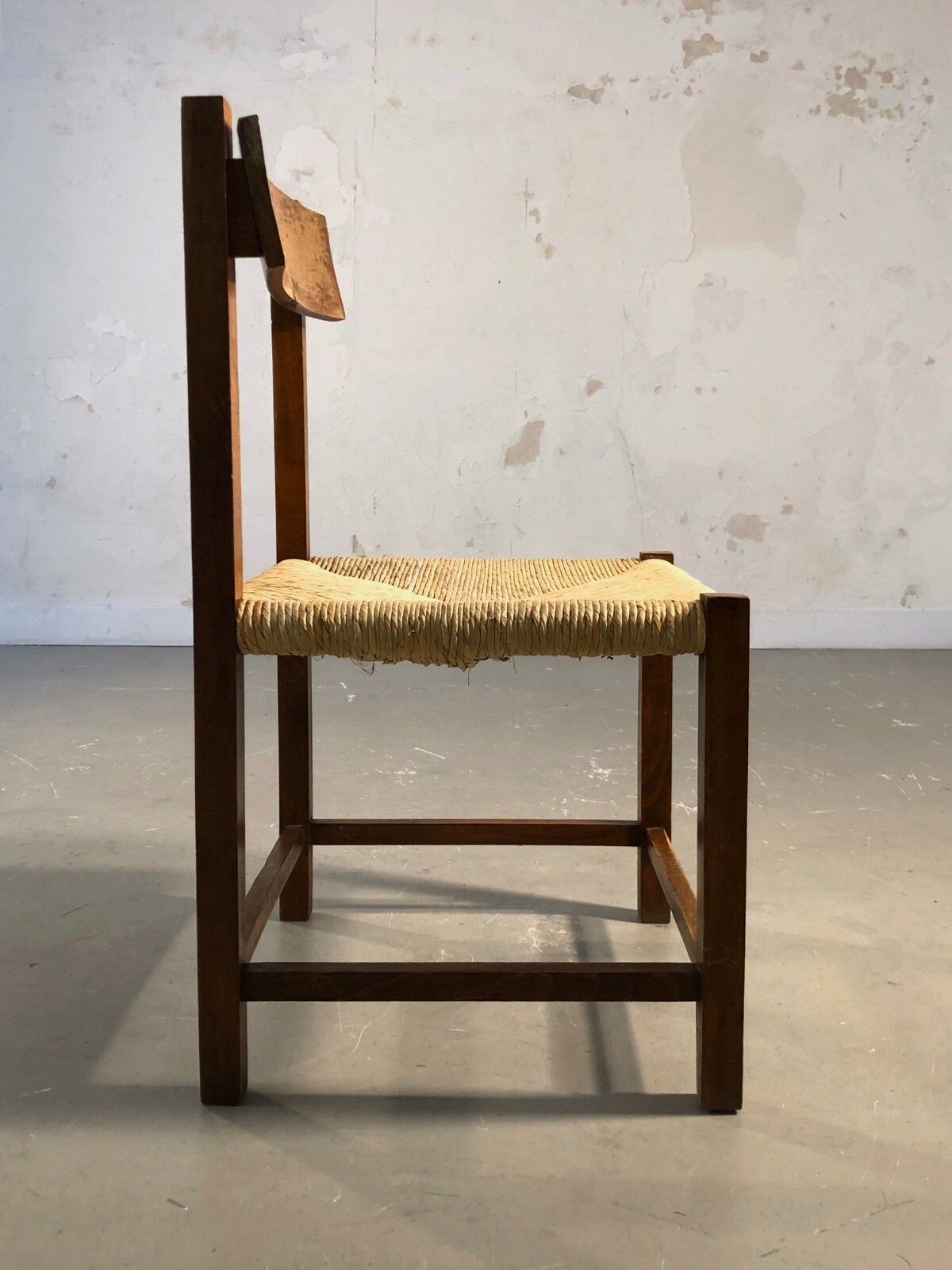 5053.0 1950 6 Modernist Brutalist Modernist Chairs Rustic Modern Chapo Perriand Dansk photo