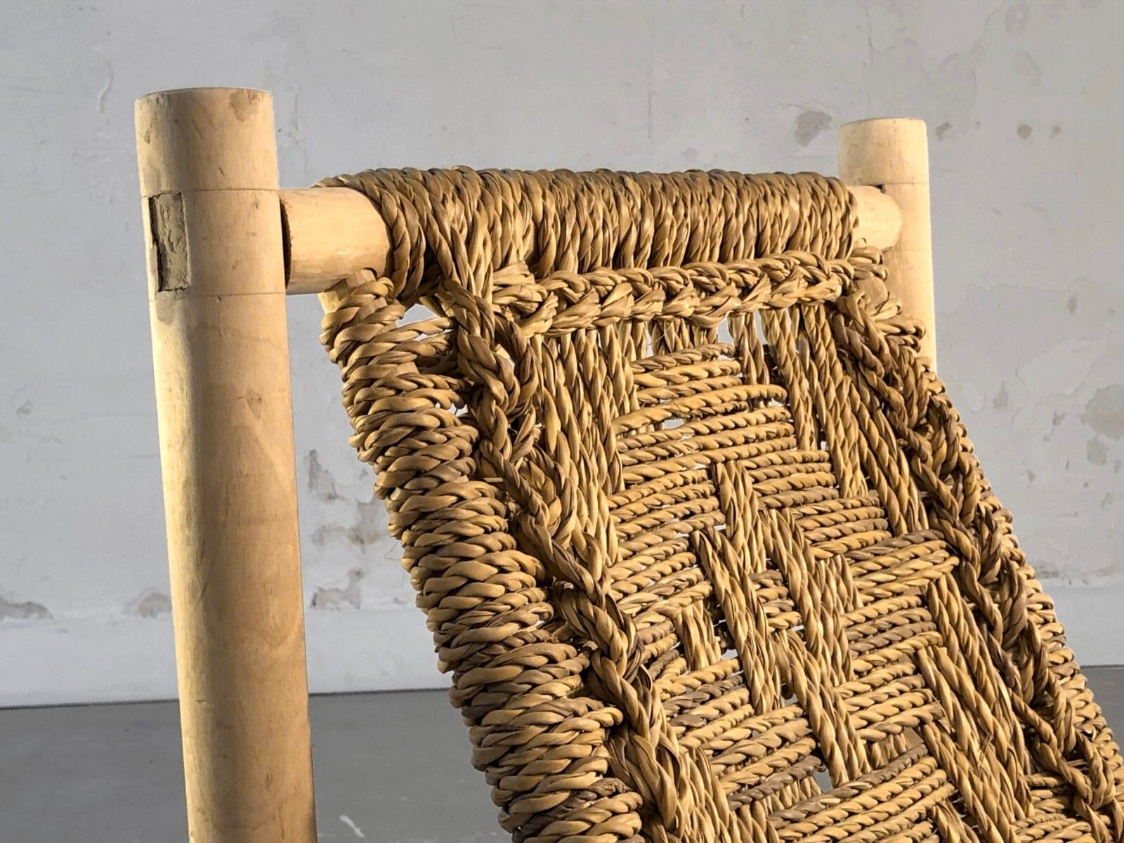 1950 Audoux Minnet Modernist Armchair Brutalist Shabby Chic Perriand Chapo photo vinterior