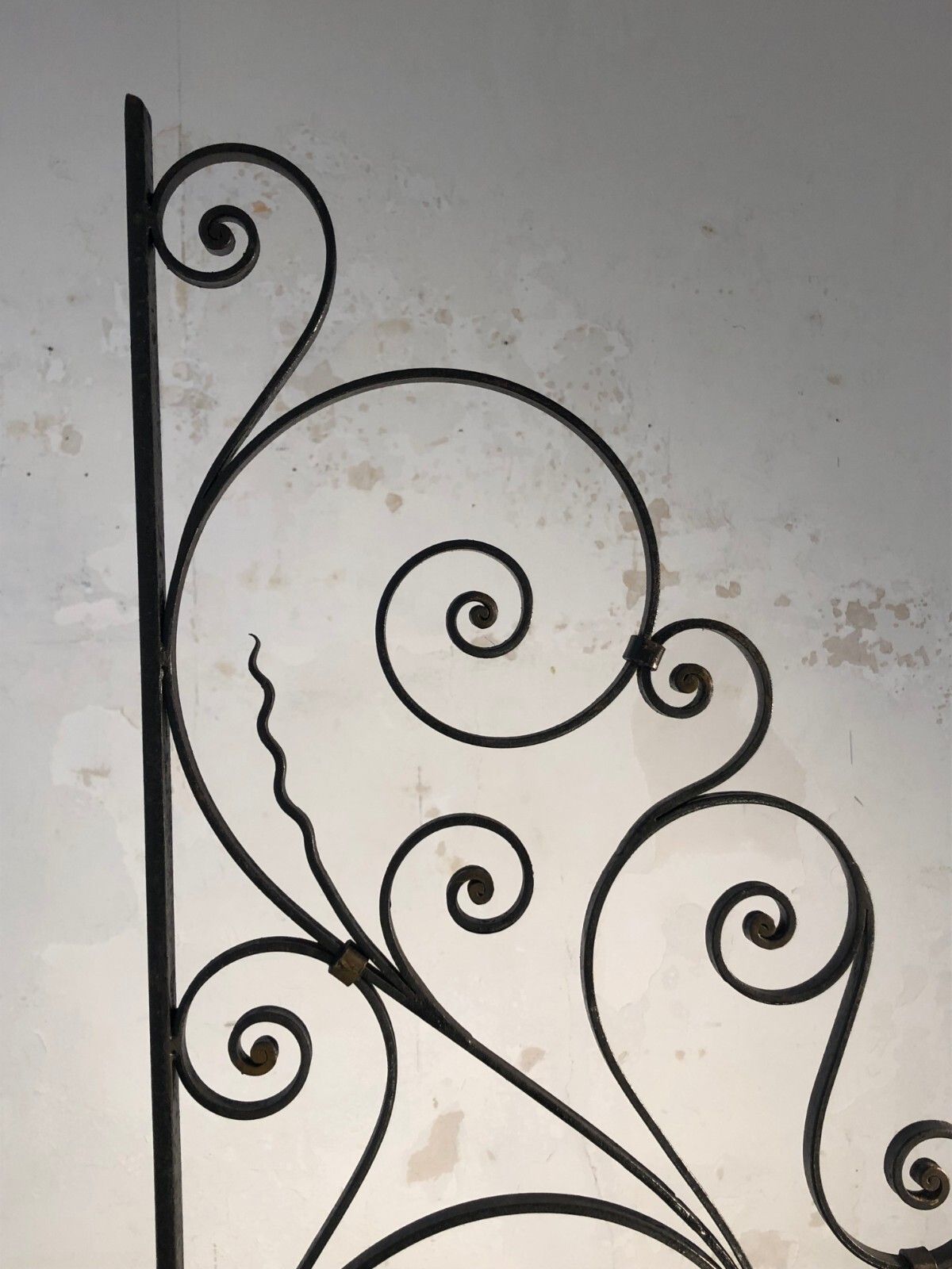 1940 Claustra Art Deco Modernist Shabby Chic Interior Grille Adnet Hairdressing photo furniture