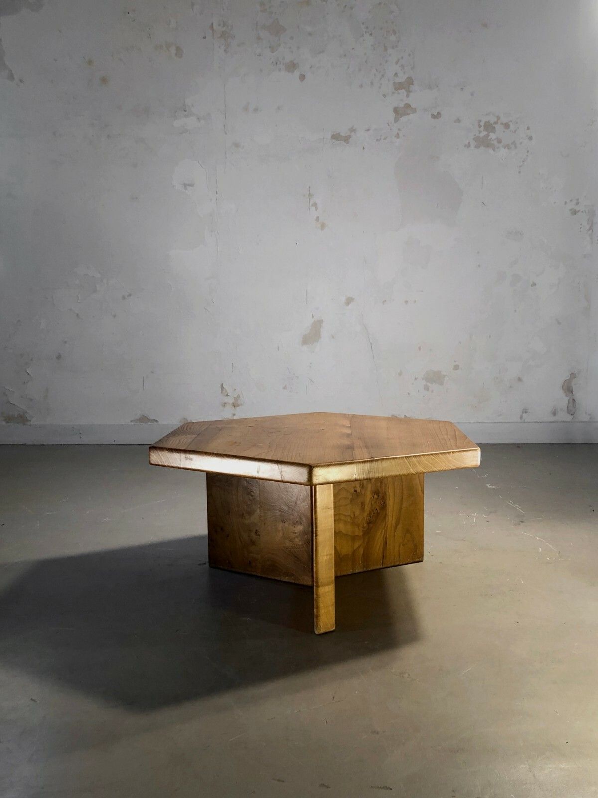 1950 Chapo Perriand Free Form Modernist Bedside Regain Coffee Table photo vintage