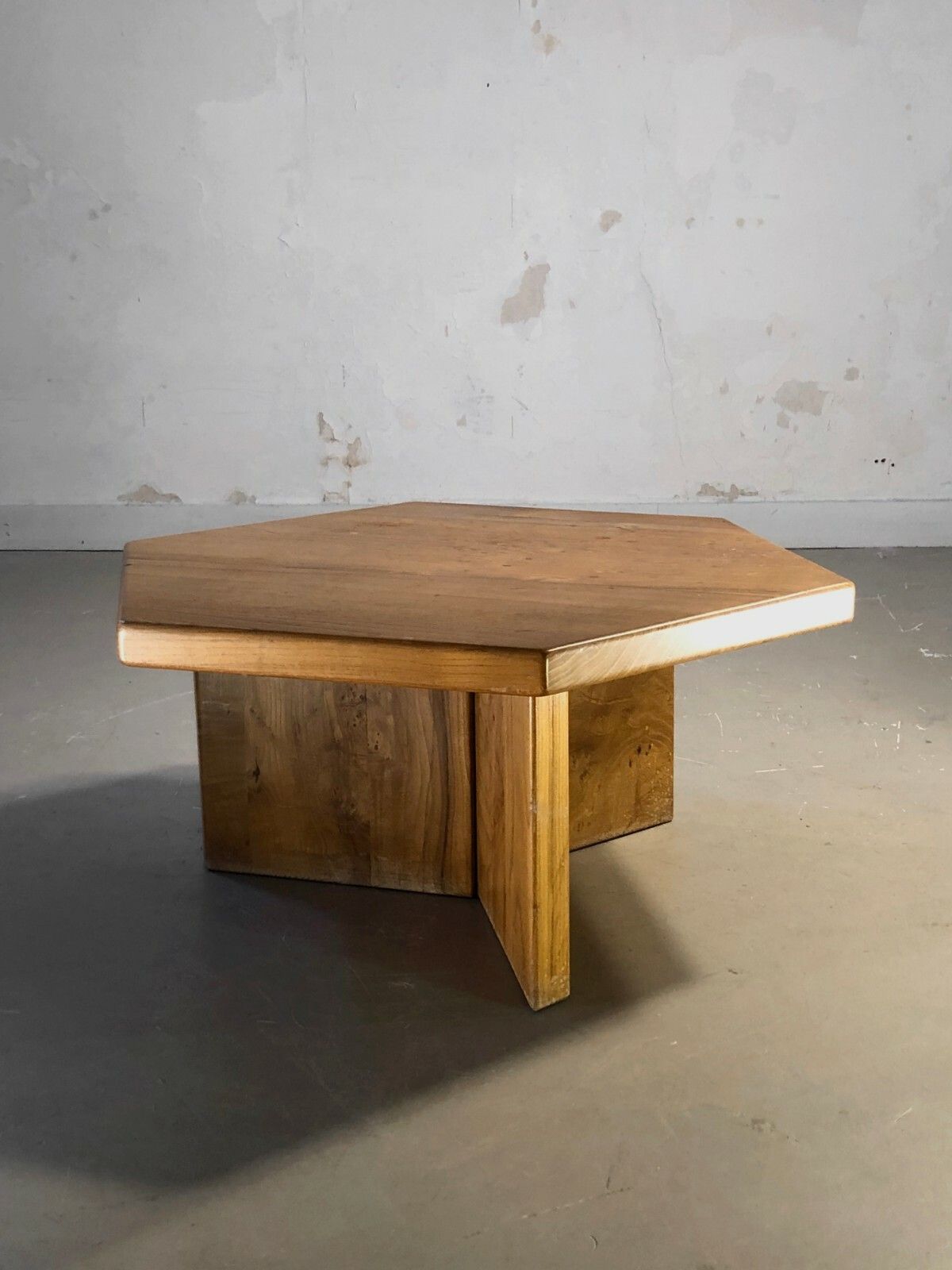 photo for sale 1950 Chapo Perriand Free Form Modernist Bedside Regain Coffee Table