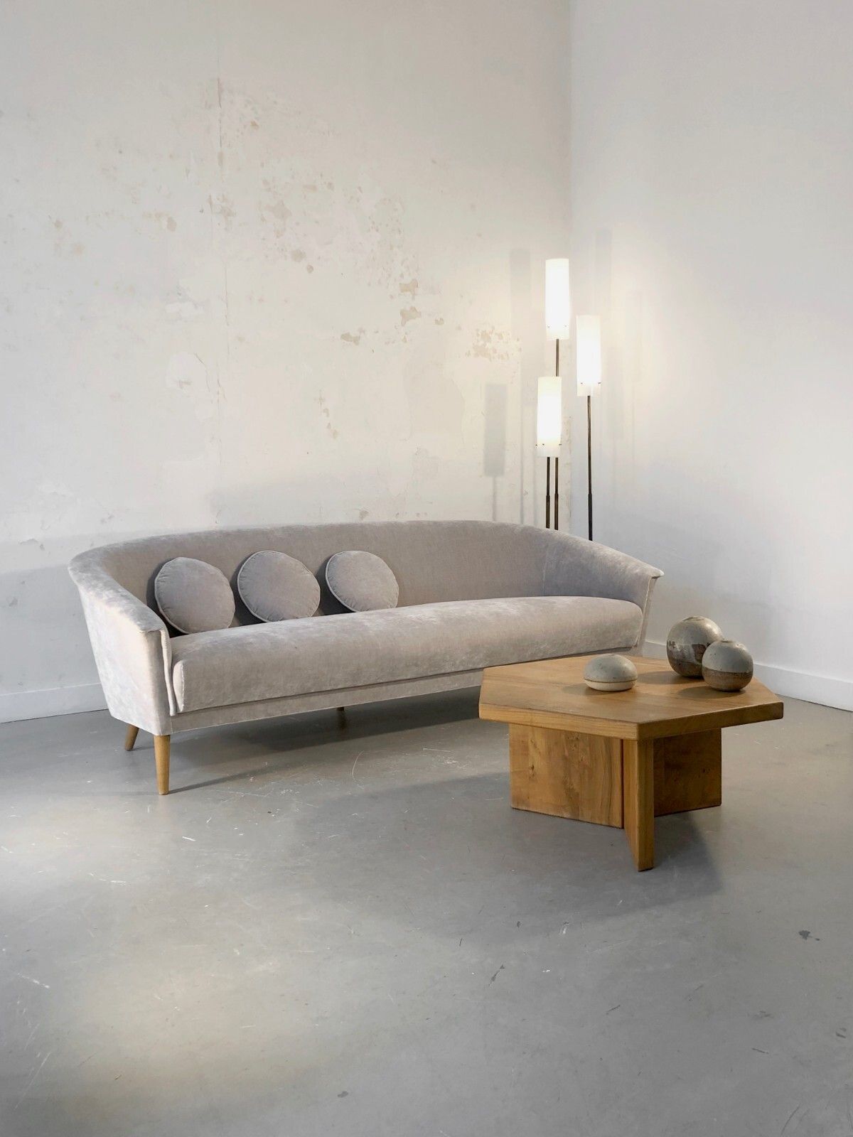 photo buy 1950 Chapo Perriand Free Form Modernist Bedside Regain Coffee Table