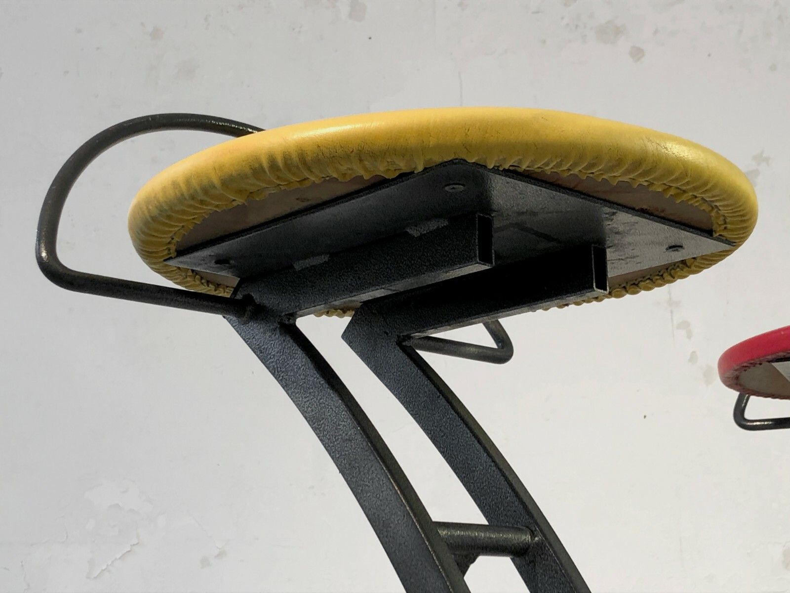 photo for sale 1980 3 Stools Stools Bar Modernist Memphis Mourgue Wilmotte Starck Sottsass