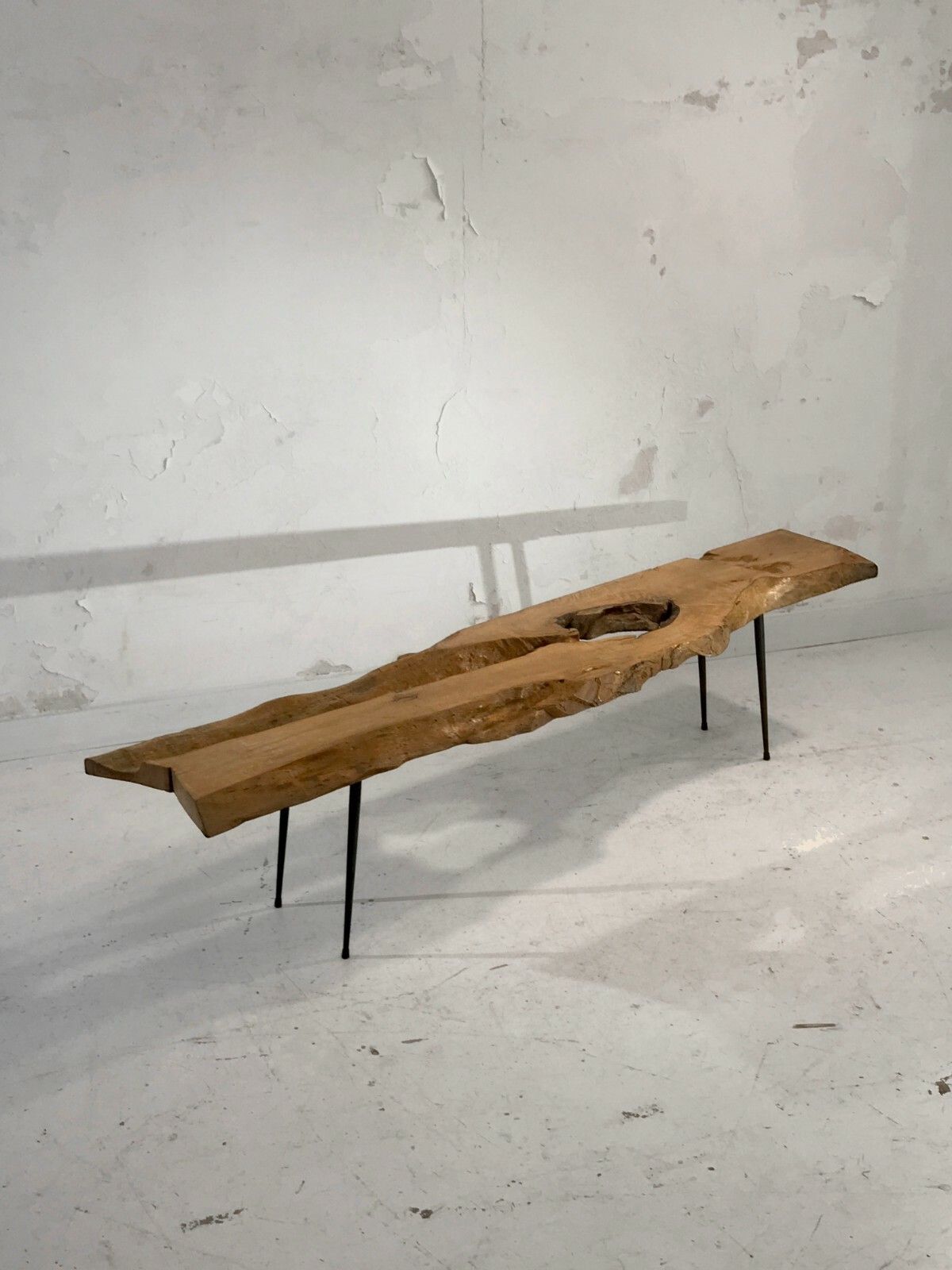 1950 Modernist Brutalist Free Form Coffee Table Nakashima Chapo Marolles photo buy