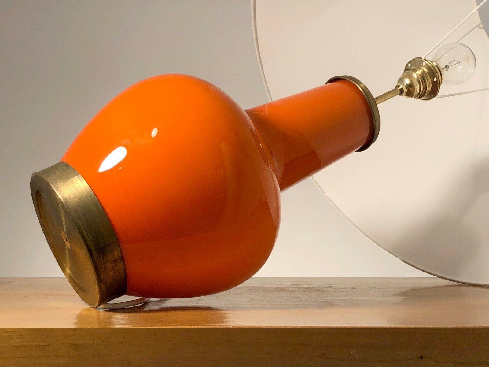 1960 Seguso Modernist Lamp Murano Shabby Chic Carlo Nason Mazzega Stilnovo photo vintage