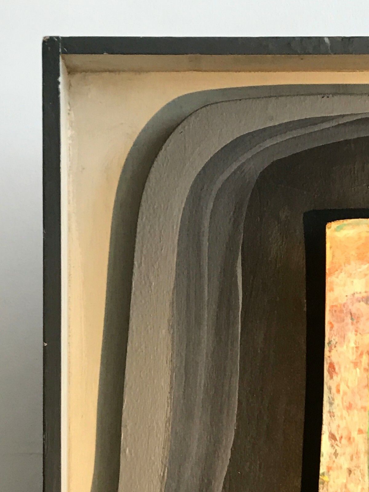 1970 Jean Claude Lethiais Modernist Art Deco Painting Abstraction Form Free photo Art
