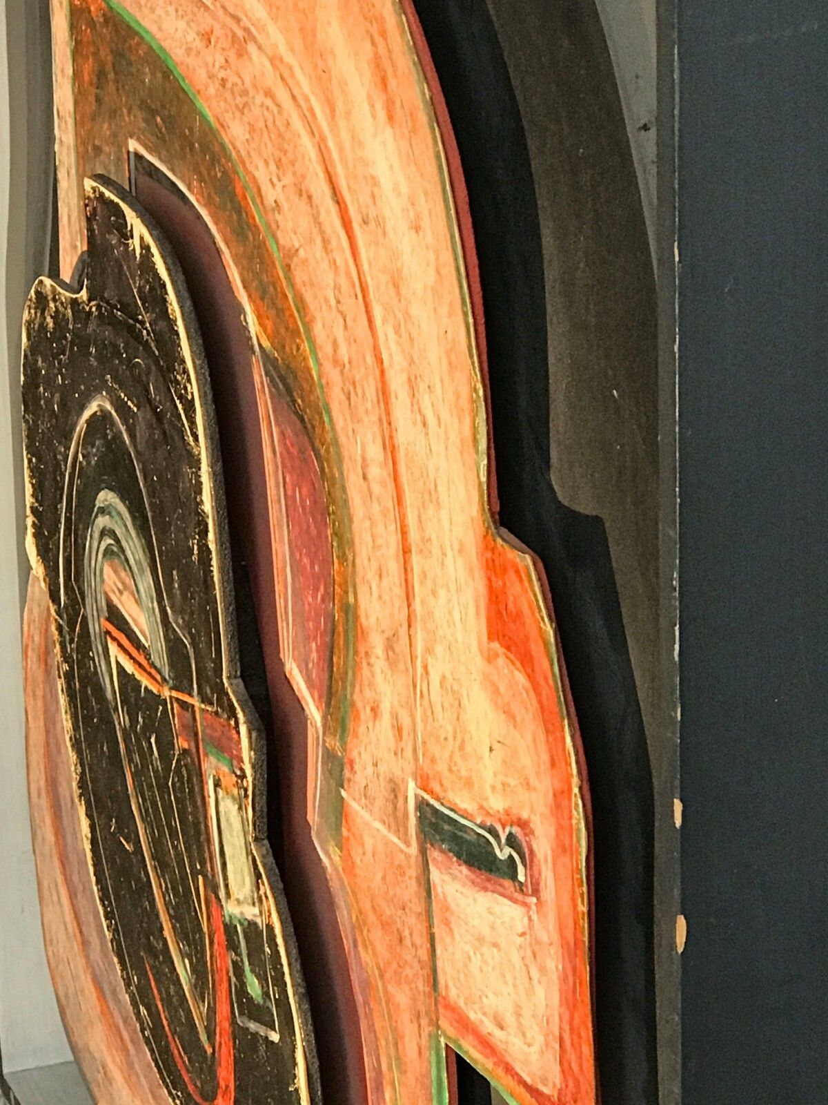 1970 Jean Claude Lethiais Modernist Art Deco Painting Abstraction Form Free photo buy