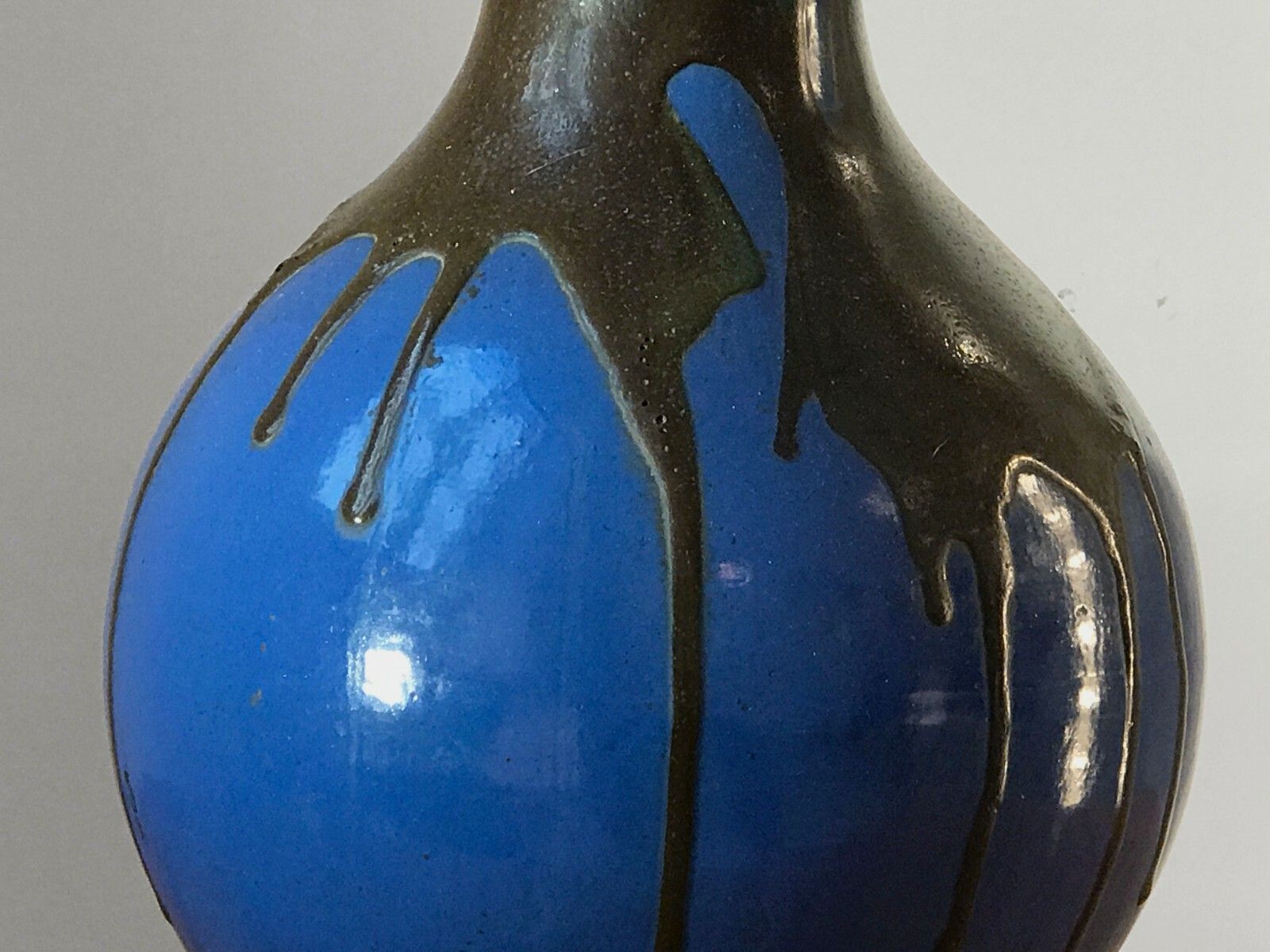 1960 1970 Modernist Bauhaus Memphis Sculpture Ceramic Lamp Vallauris photo for sale