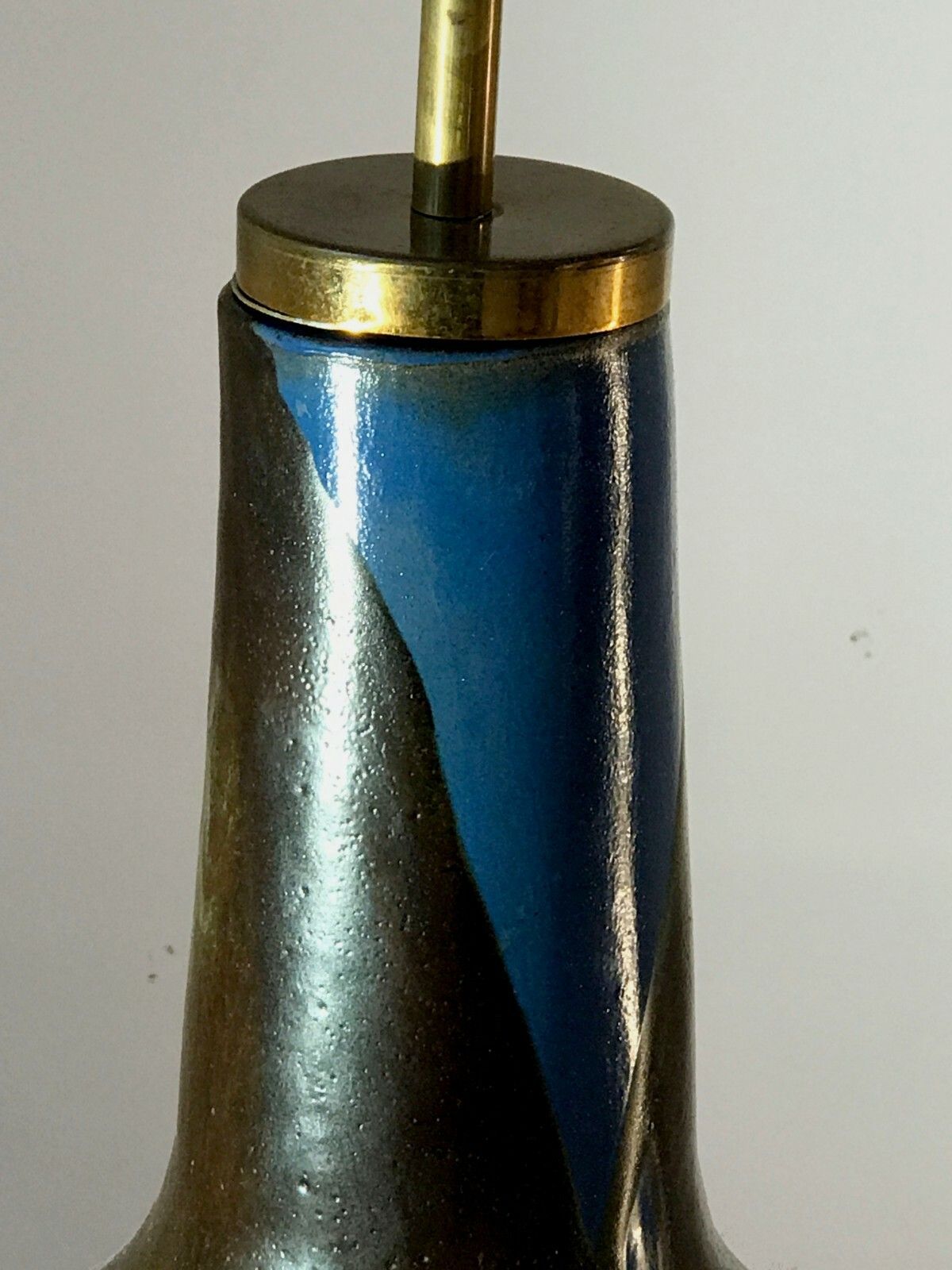 1960 1970 Modernist Bauhaus Memphis Sculpture Ceramic Lamp Vallauris photo 2021.0