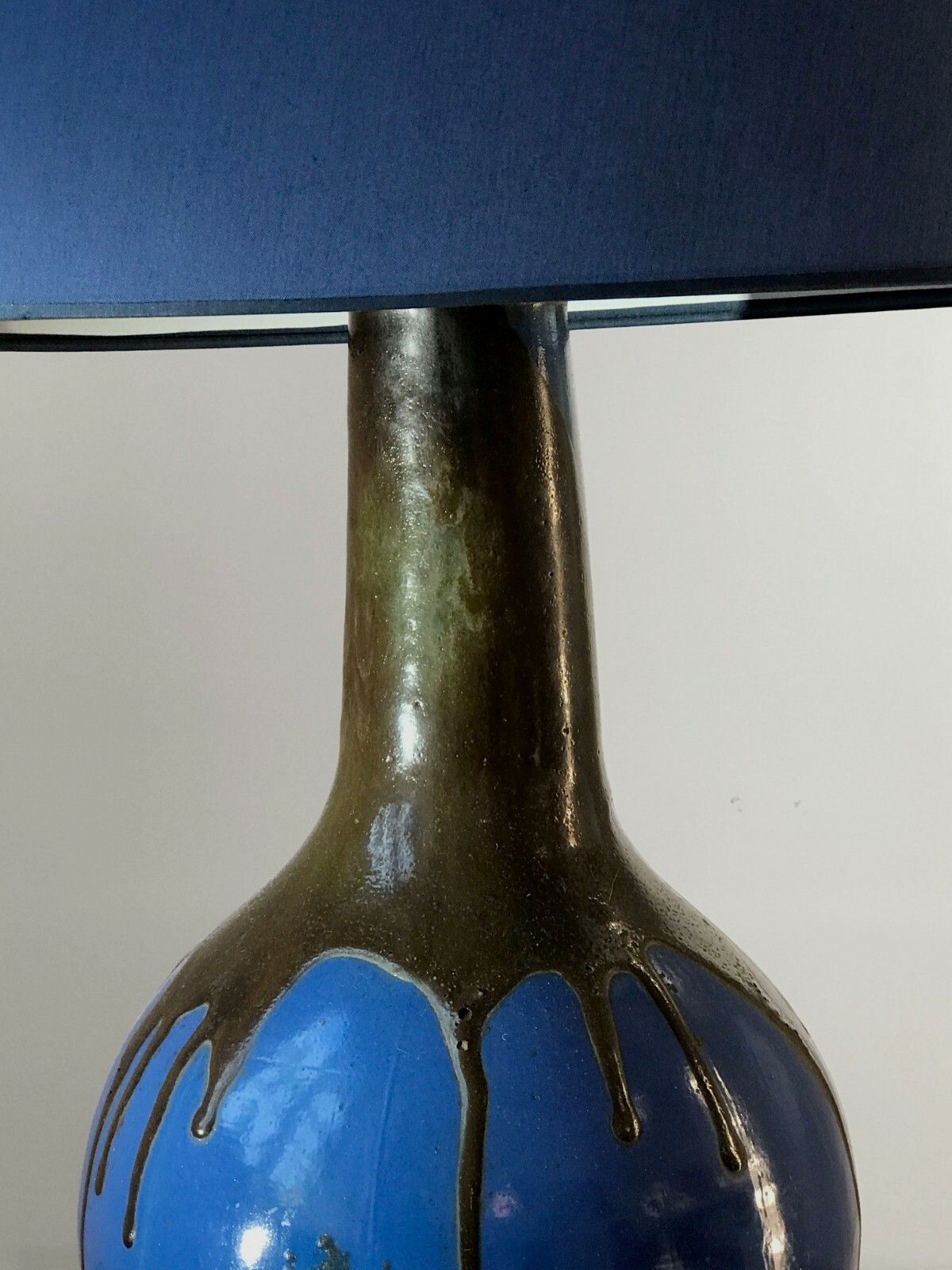 photo furniture 1960 1970 Modernist Bauhaus Memphis Sculpture Ceramic Lamp Vallauris