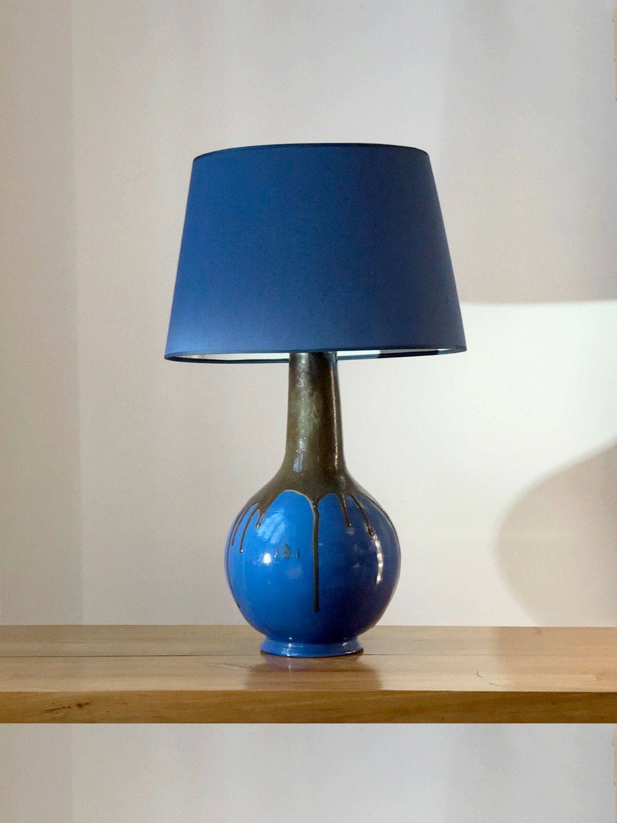 photo for sale 1960 1970 Modernist Bauhaus Memphis Sculpture Ceramic Lamp Vallauris