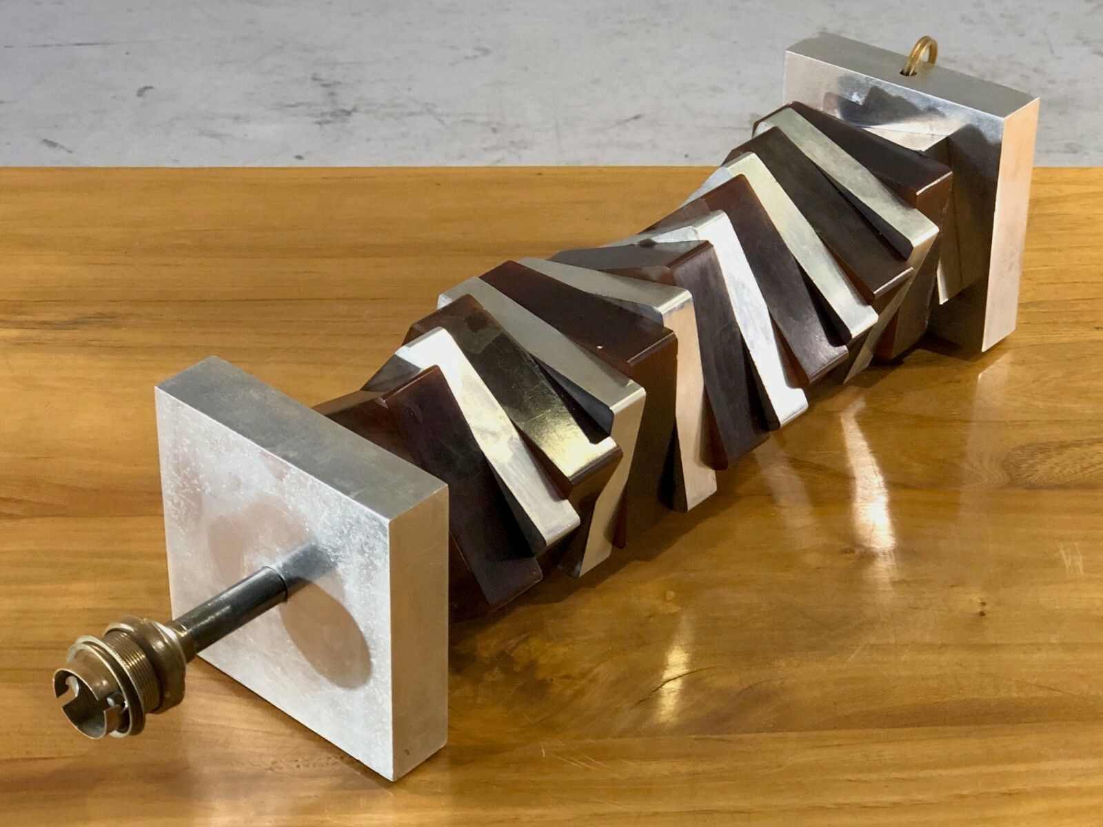 photo furniture 1970 Postmodernist Shabby Chic Space Age Kinetic Lamp Charles Jansen House
