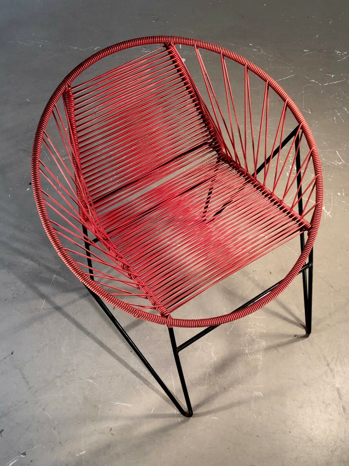 1950 Raoul Guys Modernist Chair Reconstruction Mategot Perriand photo vinterior