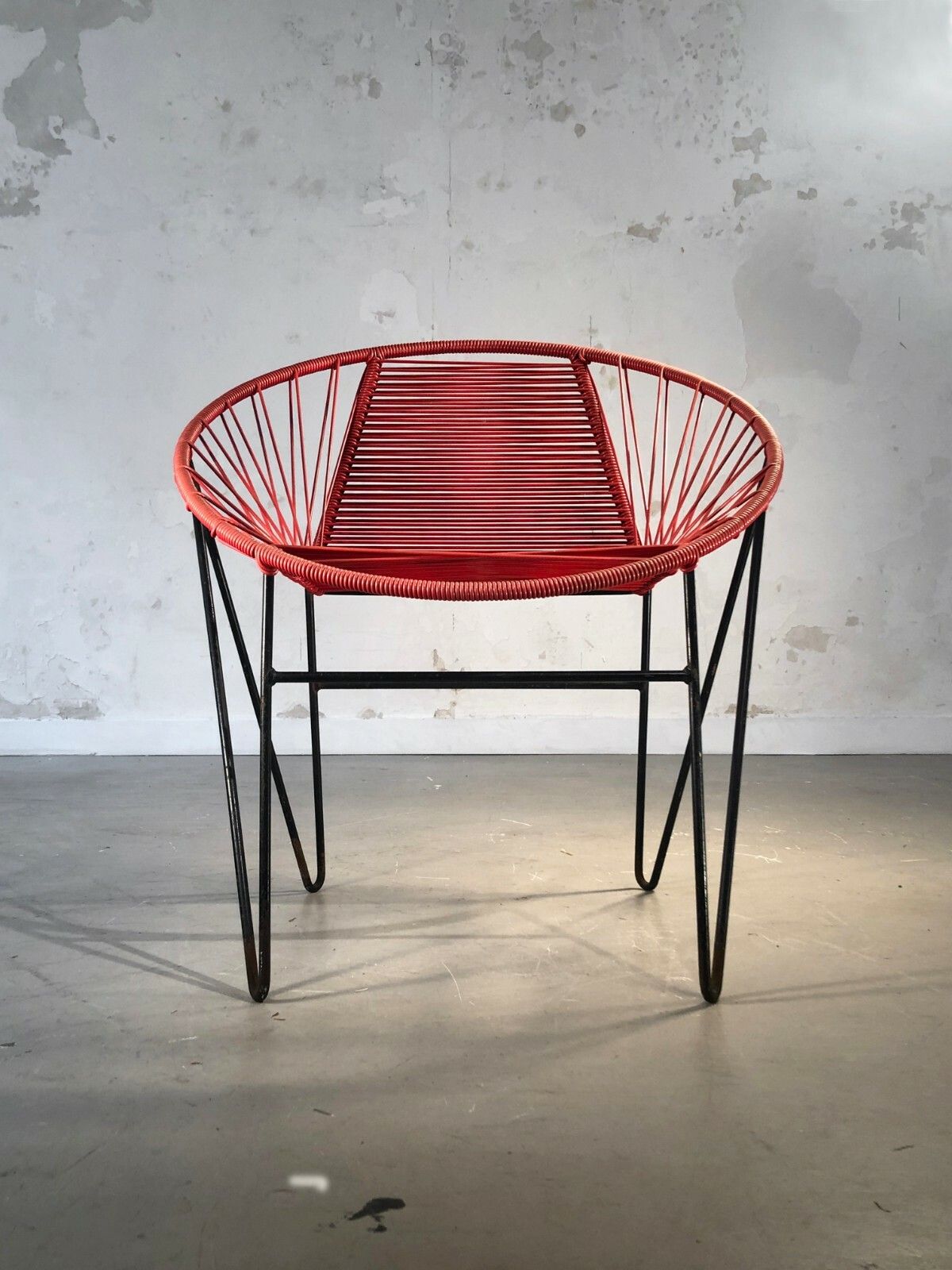 1950 Raoul Guys Modernist Chair Reconstruction Mategot Perriand photo buy
