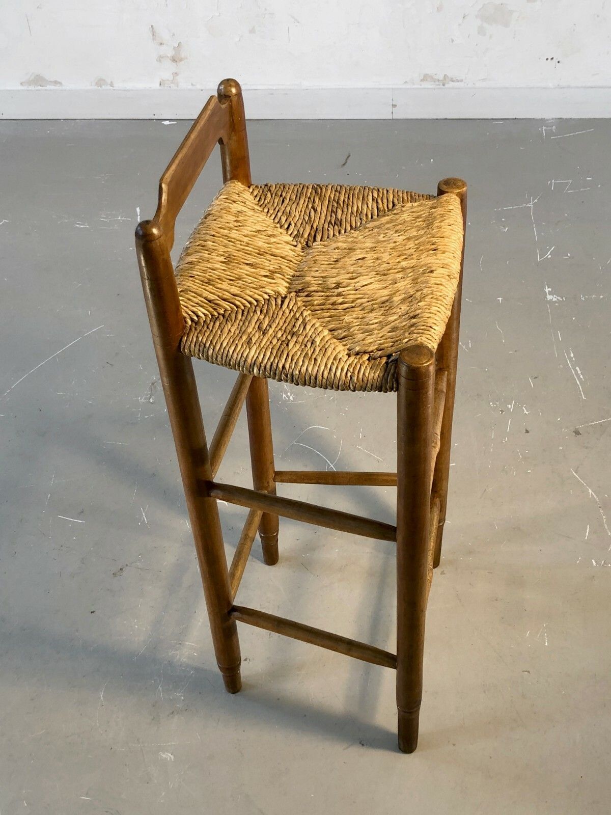 photo for sale 1960 Modernist Modernist Modernist Brutalist Bar Chair Chapo Perriand