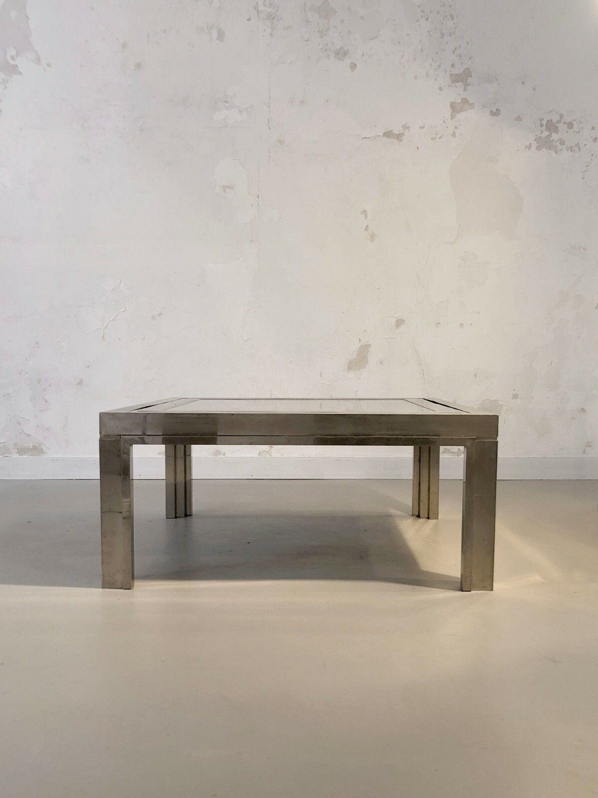 1970 Giacomo Sinopoli Post Modernist Kinetic Bass Table Memphis Shabby Chic photo vinterior