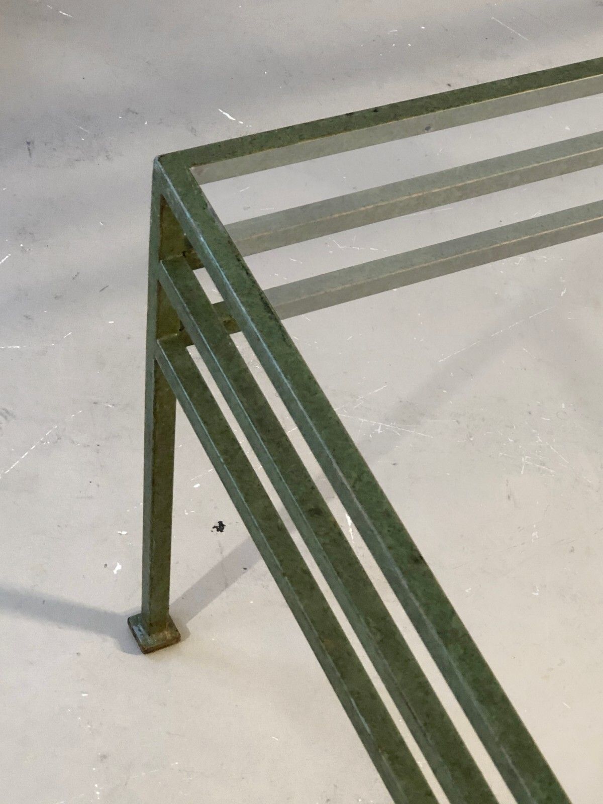 1980 Jm Wilmotte Herculaneum Postmodernist Shabby Chic Memphis Bass Table photo Furniture