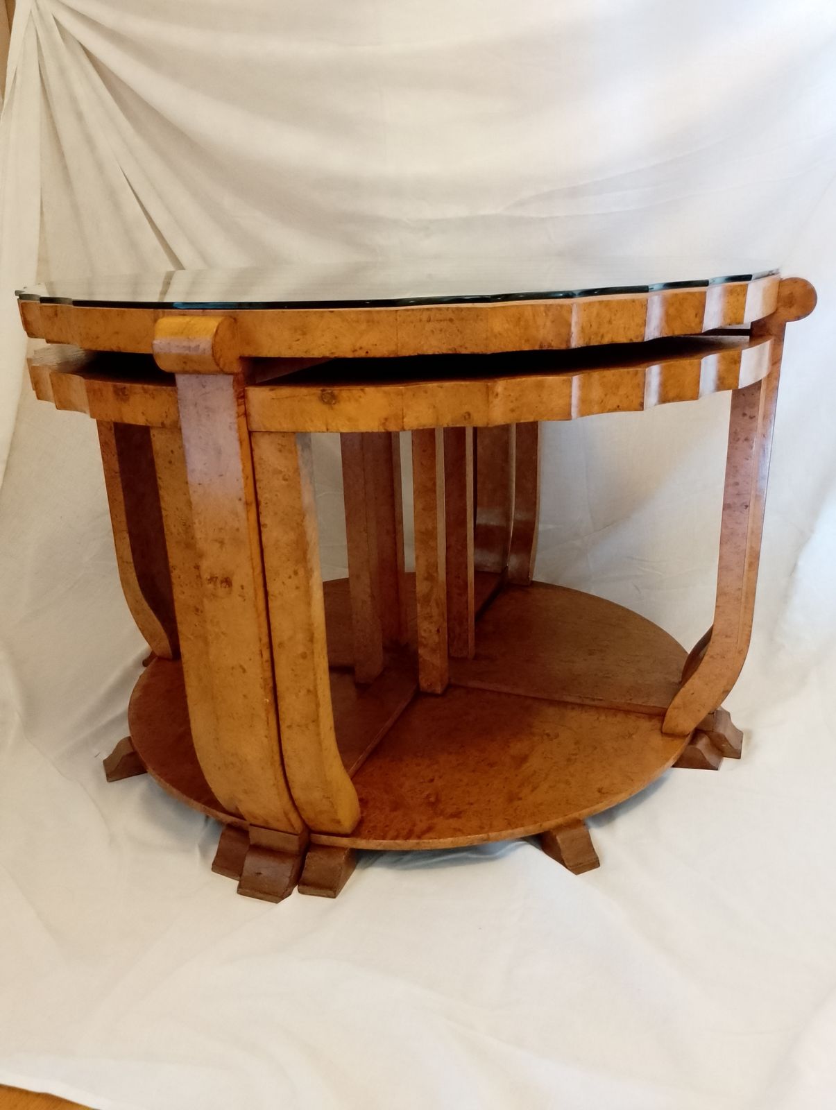 Art Deco Nest Of Tables. Harry & Lou Epstein photo furniture