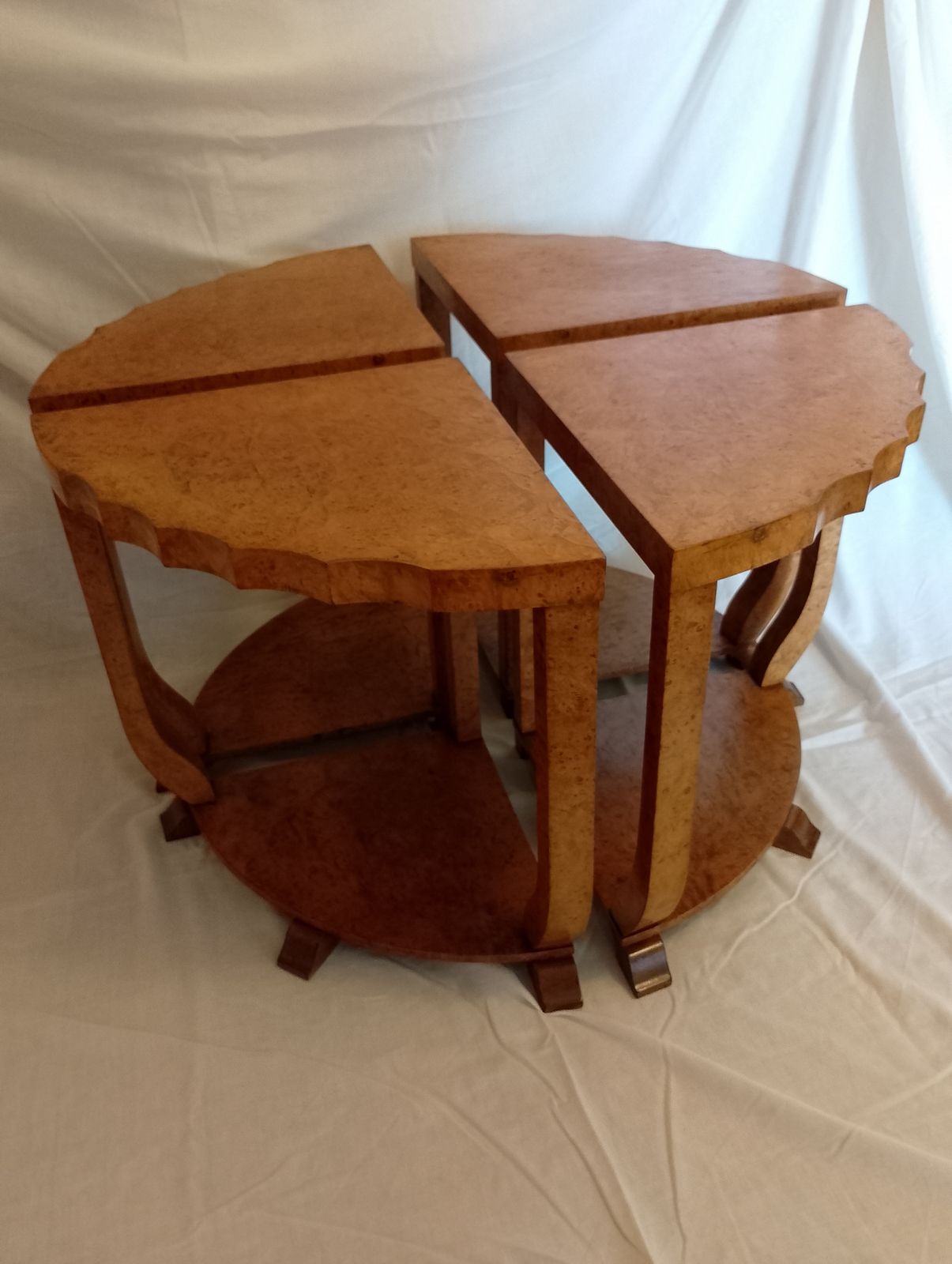 Art Deco Nest Of Tables. Harry & Lou Epstein photo vintage