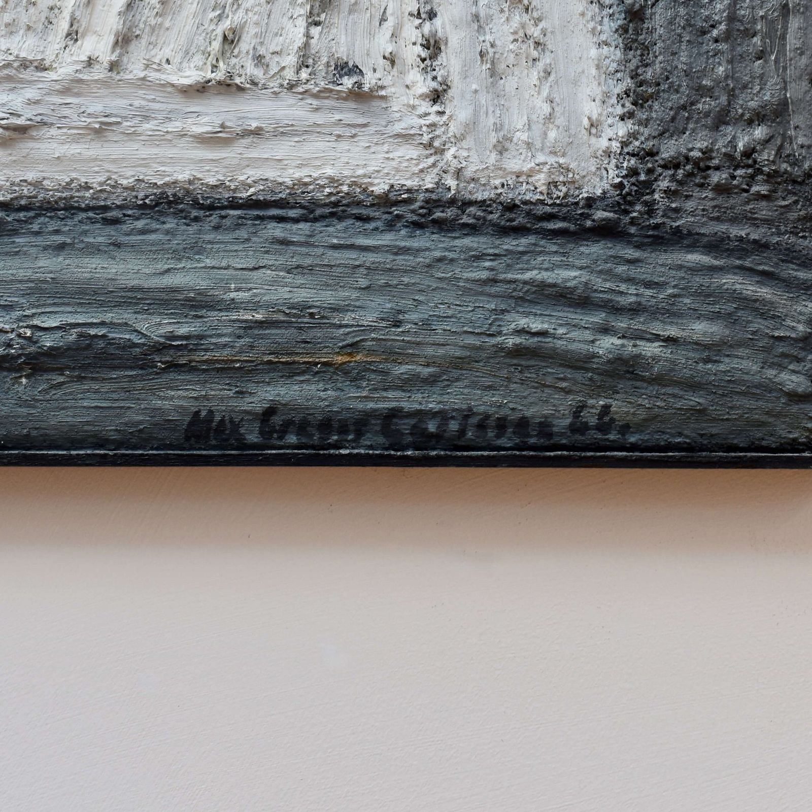 Mid 20th Century Abstract Painting By Max Gregor Carlsson (1914–1996) Swedish photo Art