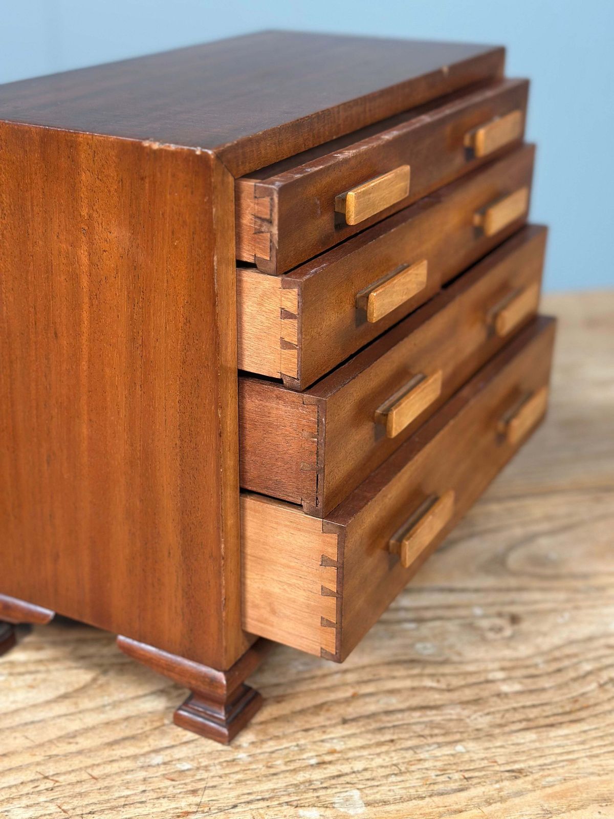 A Pair Of Antique Miniature Chest Of Drawers photo vinterior