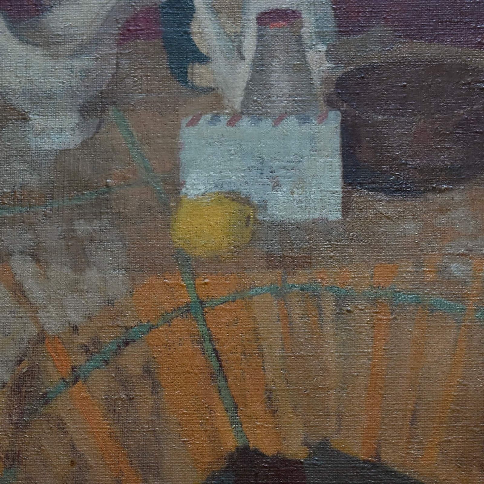 Still Life With Lemon By Philip Mathews (Irish/British, 1916–1984) photo furniture