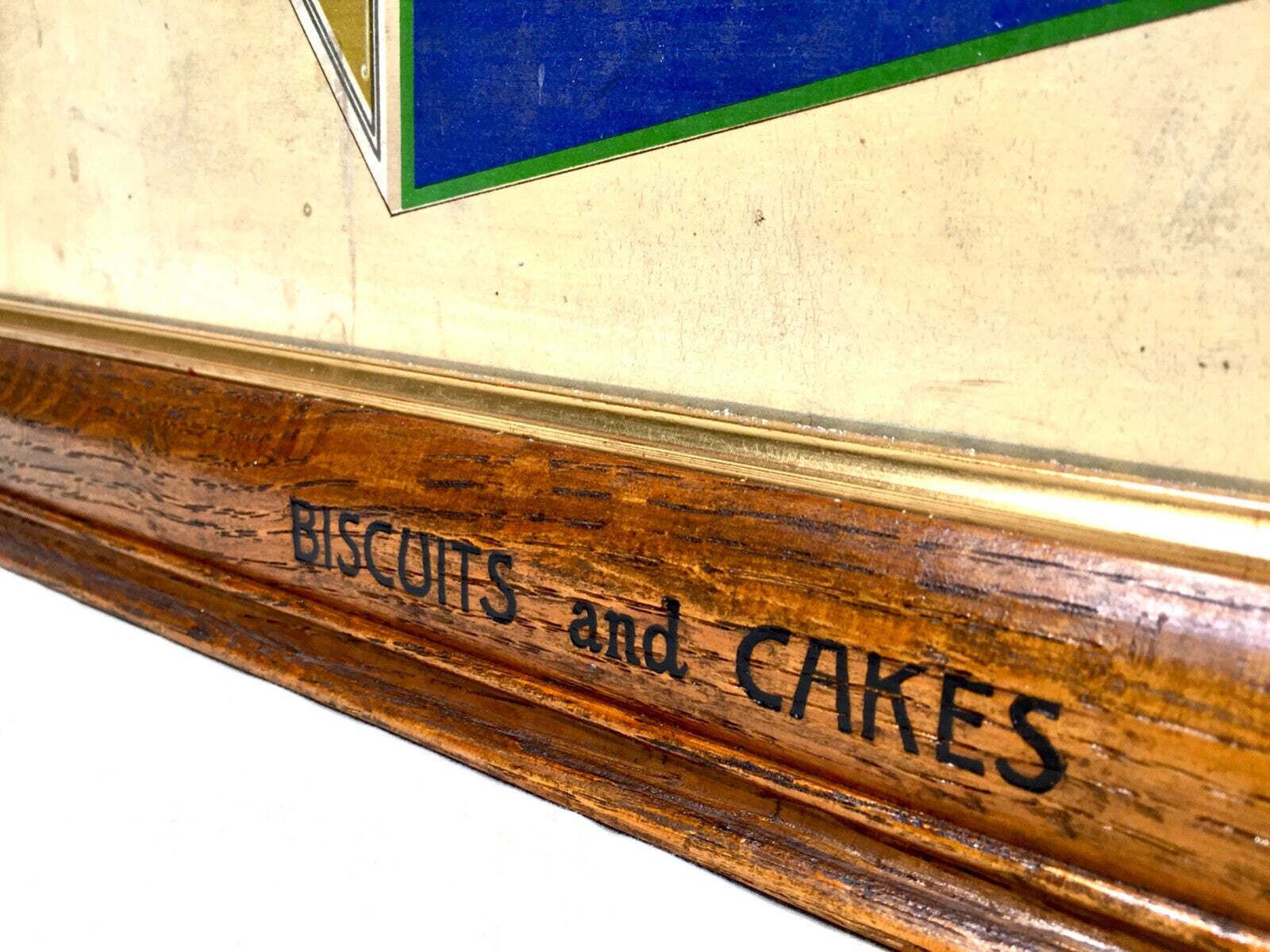 Antique Advertising 1930s Macfarlane, Lang & Co Digestive Biscuit Poster Frame photo 349.0