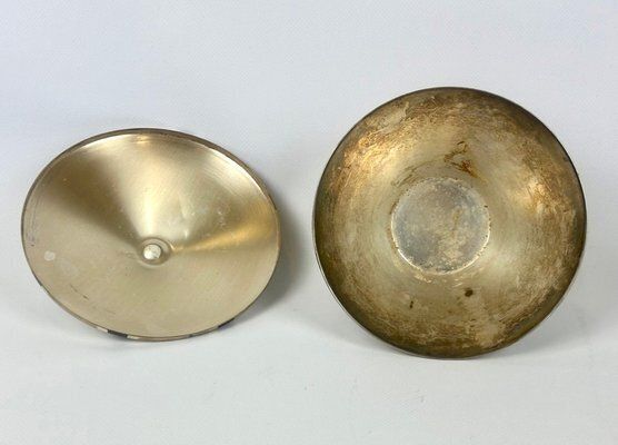 Art Deco Silver Plated Ikora Bonbonniere From Wmf, 1950s photo vinterior