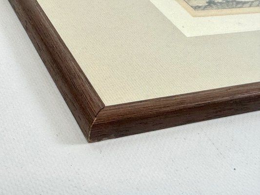 Petrus Bertius & Petrus Kaerius, Trier, Copperplate Engraving, 17th Century, Framed photo buy