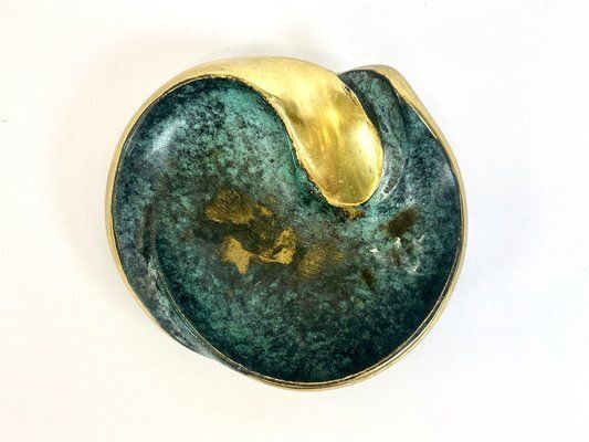 Vintage Austrian Brass Ashtray By Franz Hagenauer, 1950s photo Home Decor