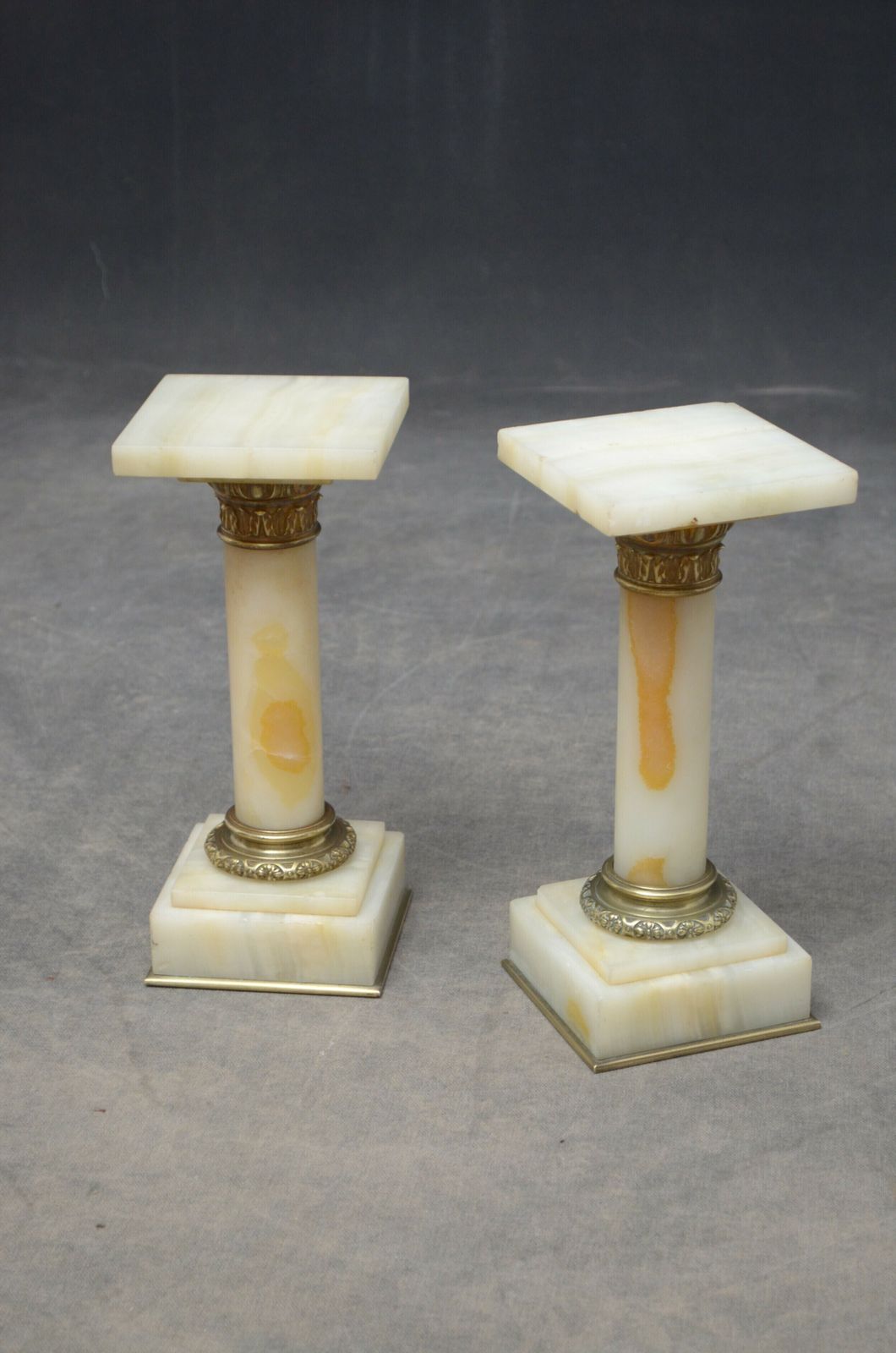 1068.0 Grand Tour Pair Of Pedestals, 1800s photo
