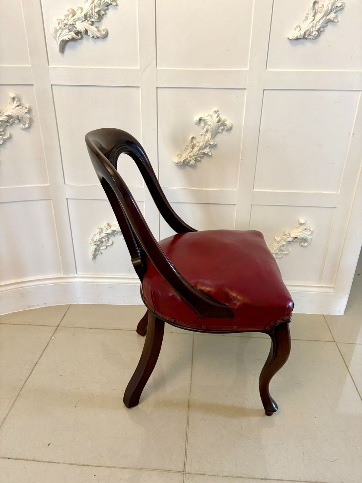 Set Of Six Antique 19th Century Superb Quality Carved Mahogany Dining Chairs photo for sale