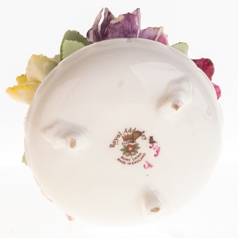 Royal Adderley Porcelain Painted Flowers Vase photo furniture
