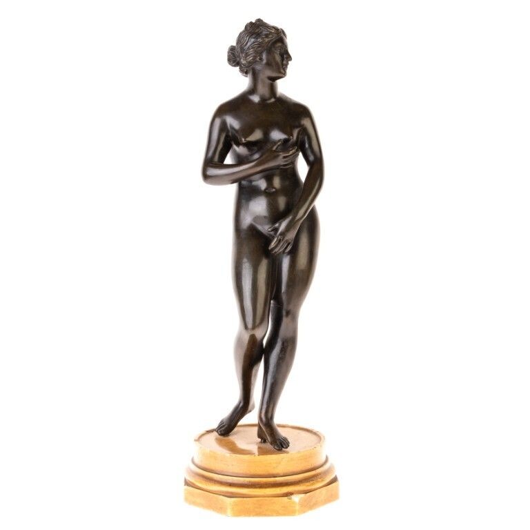Early 19th Century Continental Grand Tour Bronze Sculpture Of Venus De’ Medici