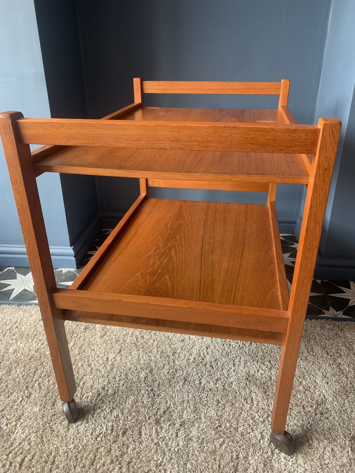 Danish Mid Century Teak Trolley  Brdr Furbo photo for sale