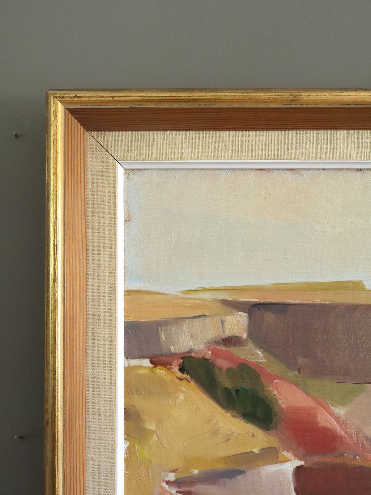 Canyon Edge,   Oil Painting, Modernist photo buy