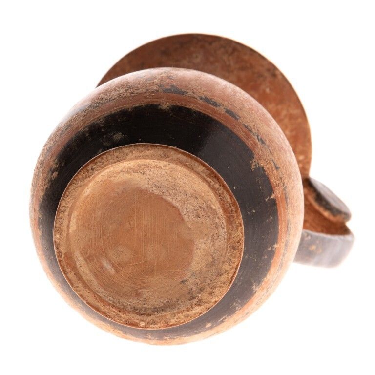 Etrusco Corinthian Greek Terracotta Pottery Jug 500 Bc photo furniture