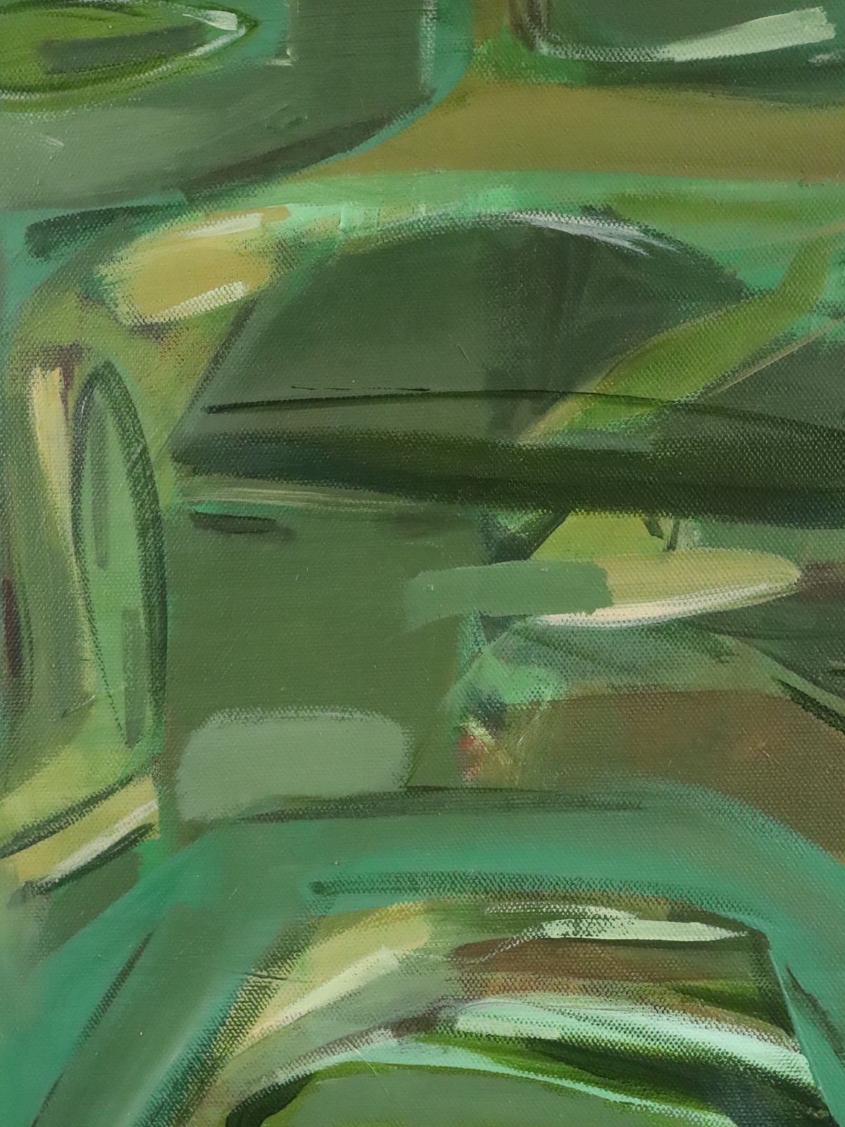 Resting In Green Oil Painting photo buy
