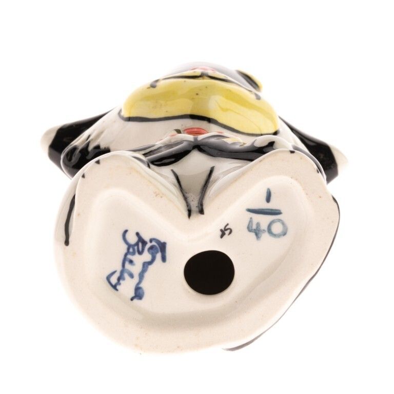 Lorna Bailey Signed Limited Edition 1/40 Porcelain Cat Pirate Art Deco Style Pottery Figure photo furniture