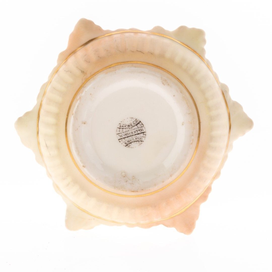 Antique Locke & Co Worcester Porcelain Ceramic Pot Pourri Bowl 19th Century photo furniture