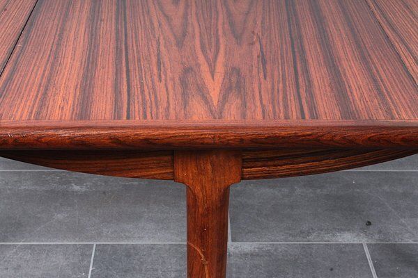 Møller Rosewood Set Of Table And Chairs Model 80 By Niels Otto (N. O.) Møller For J.L. Møllers, 1960s, Set Of 5 photo vintage