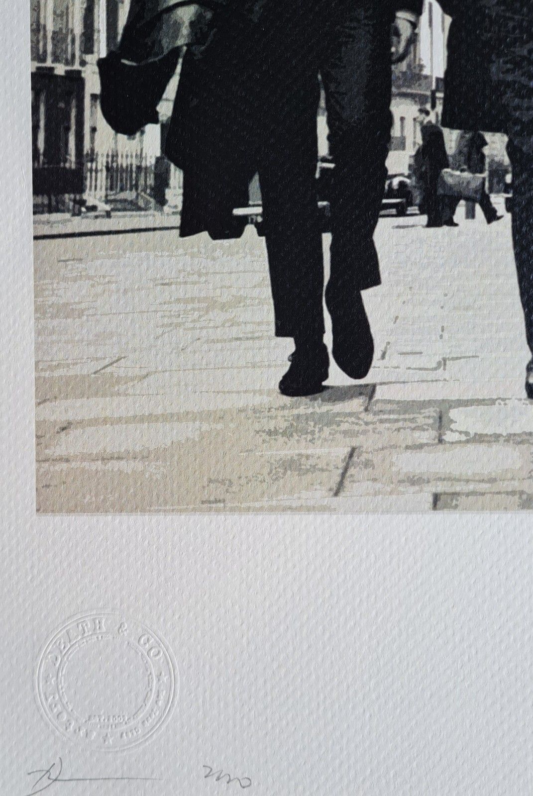 Death Nyc * The Beatles * 45 X 32 Cm * Signed * Limited * Certificate #120 photo vinterior