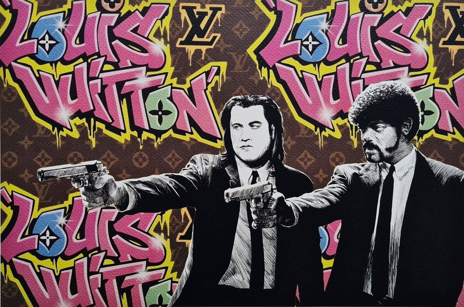 Death Nyc * Pulp Fiction * Signed * Limited * Certificate photo furniture