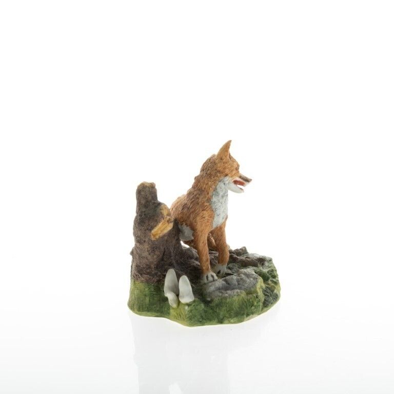 Wedgwood Hand Painted Ceramic Porcelain Red Fox Sculpture photo furniture