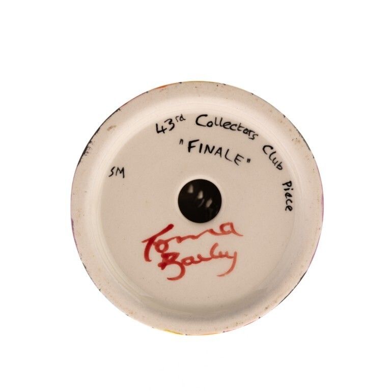 Lorna Bailey Signed Limited Edition “43rd Collector’s Club Piece – Finale” Porcelain Art Deco Style Pottery Sugar Sifter photo furniture
